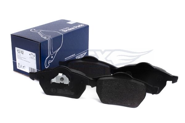 Levně Sada brzdových destiček, kotoučová brzda TOMEX Brakes 12-12
