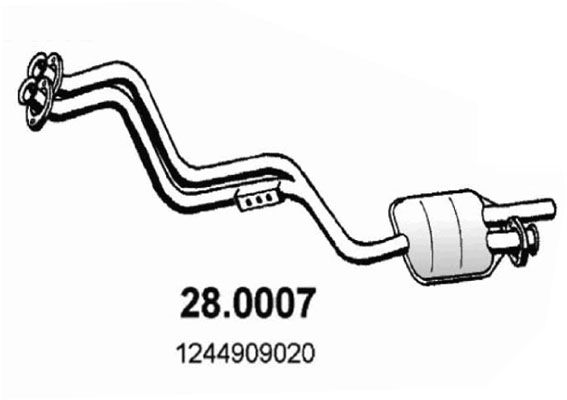 Katalizator ASSO 28.0007