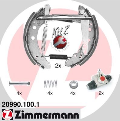 Sada brzdových čeľustí ZIMMERMANN 20990.100.1