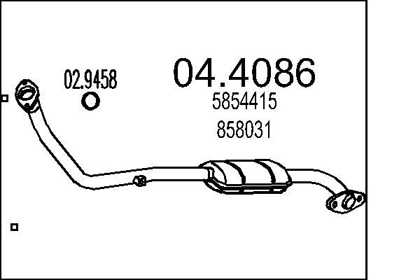Katalizator MTS 90467217