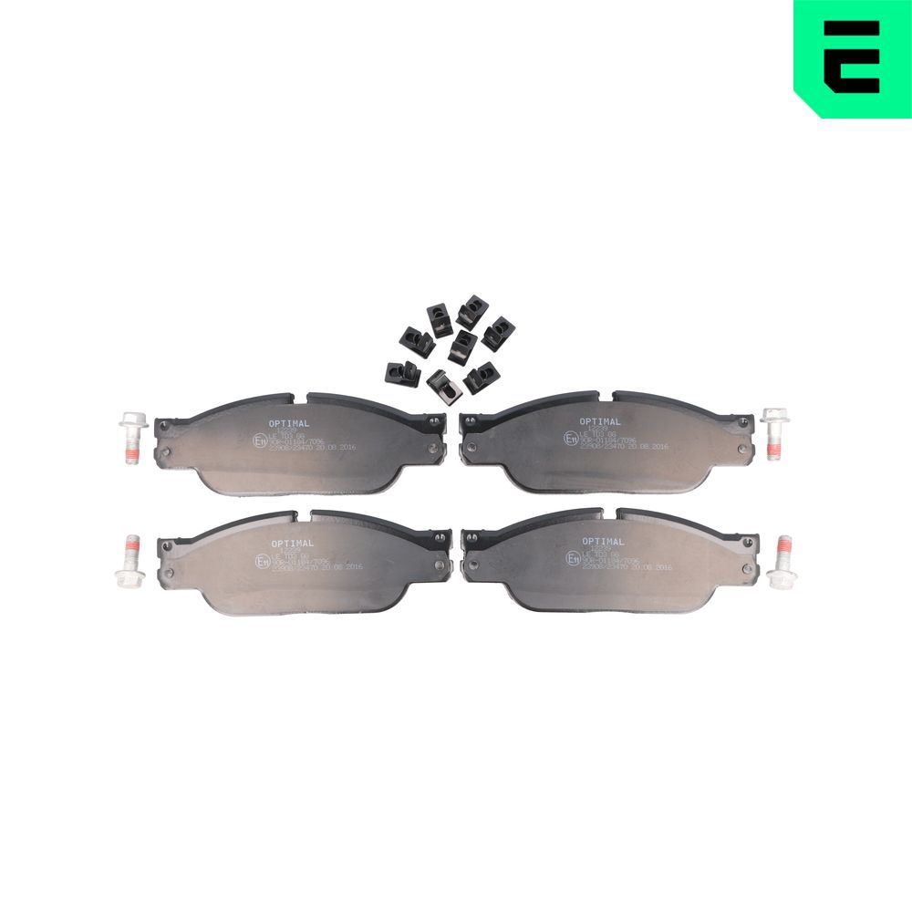 set placute frana,frana disc OPTIMAL BP-12239