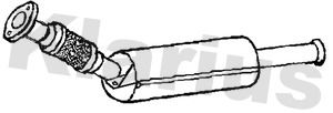 Filtr sadzy / filtr cząstek stałych, układ wydechowy KLARIUS 208D02705R