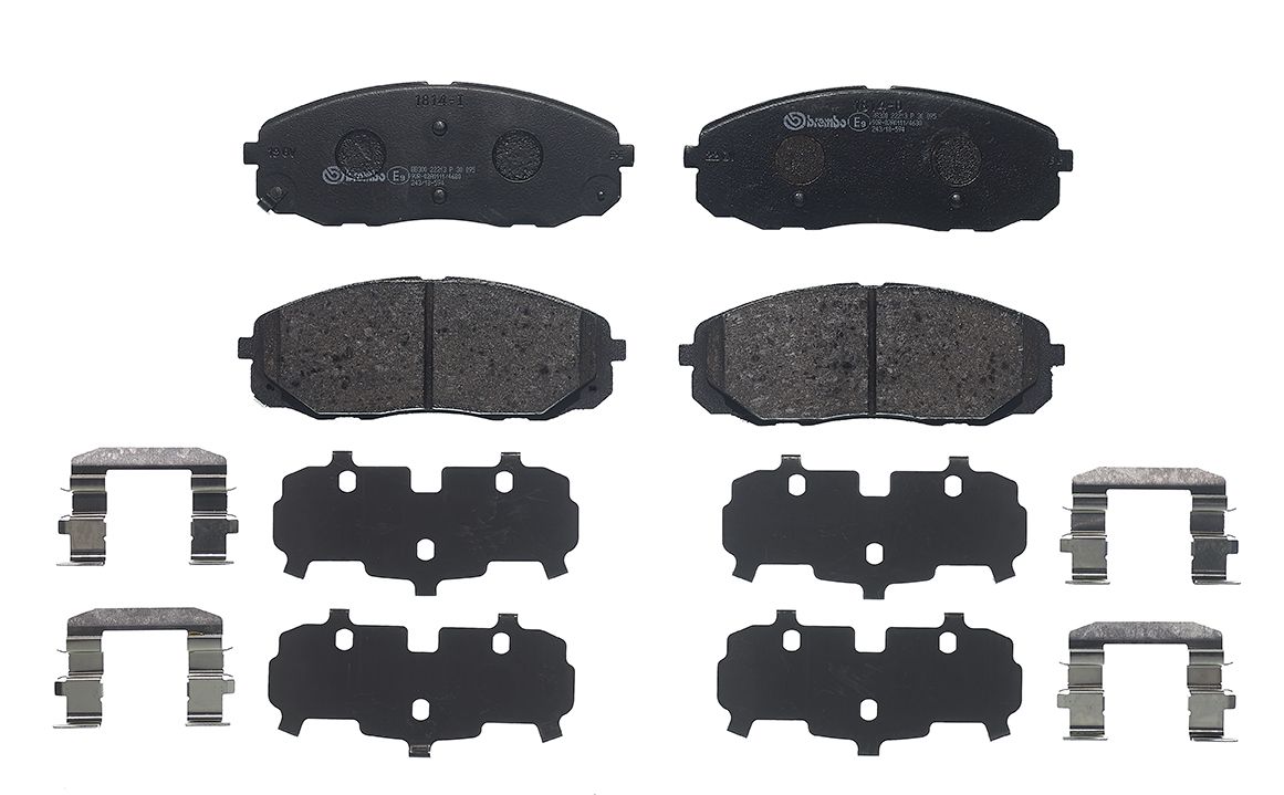Levně Sada brzdových destiček, kotoučová brzda BREMBO P 30 095