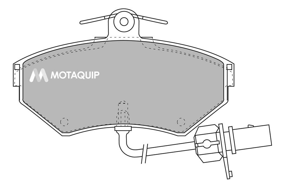 set placute frana,frana disc MOTAQUIP LVXL1016