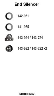 Tłumik końcowy FA1 MD000632