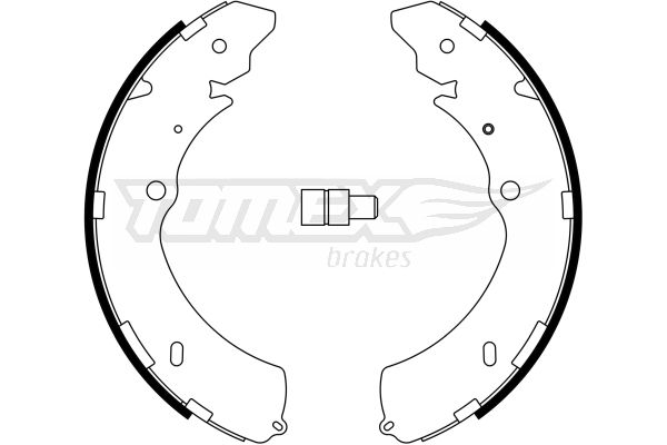 Sada brzdových čelistí TOMEX Brakes 23-28