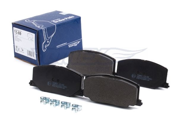 Levně Sada brzdových destiček, kotoučová brzda TOMEX Brakes 13-69