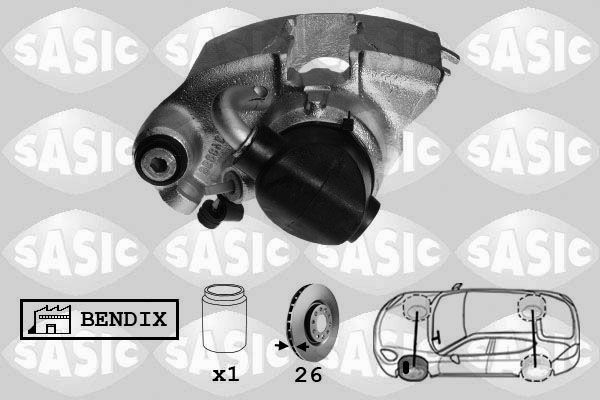 Zacisk hamulca SASIC SCA0058