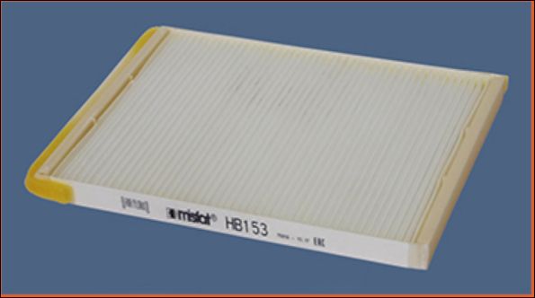 Filtr, wentylacja przestrzeni pasażerskiej MISFAT HB153