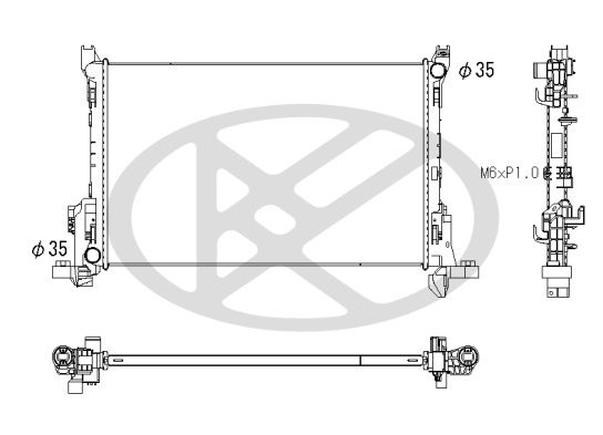 Radiator, racire motor KOYORAD PL513698