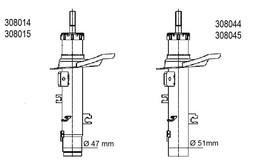 Amortyzator AL-KO 308015