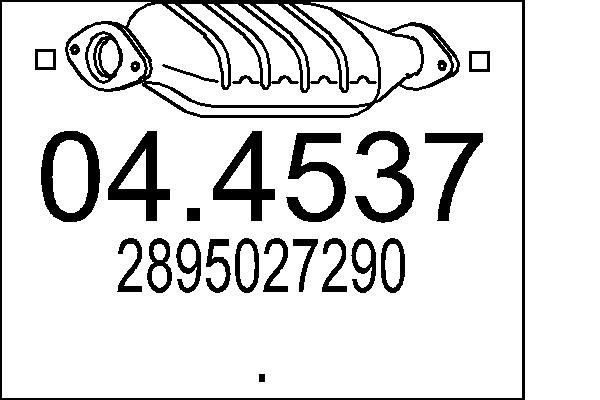 Katalizator MTS 2895027290