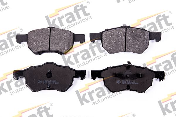 Sada brzdových destiček, kotoučová brzda KRAFT AUTOMOTIVE 6008533
