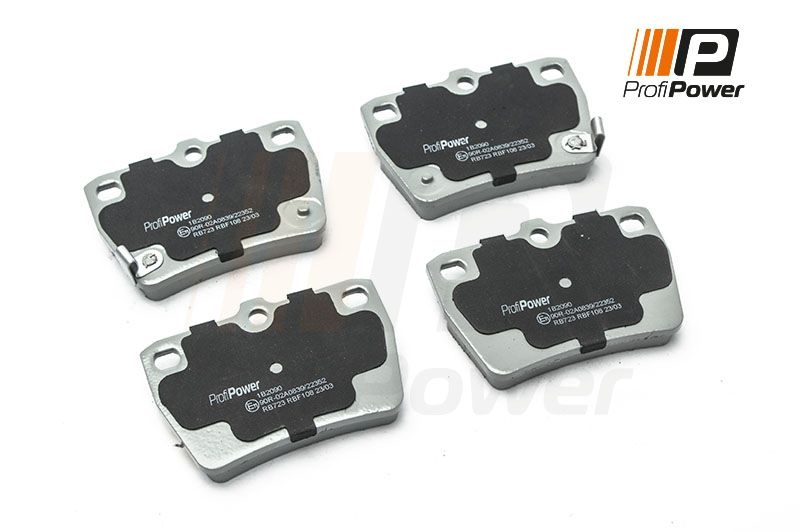 Levně Sada brzdových destiček, kotoučová brzda ProfiPower 1B2090