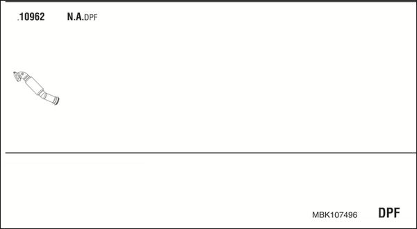 Układ wydechowy WALKER MBK107496