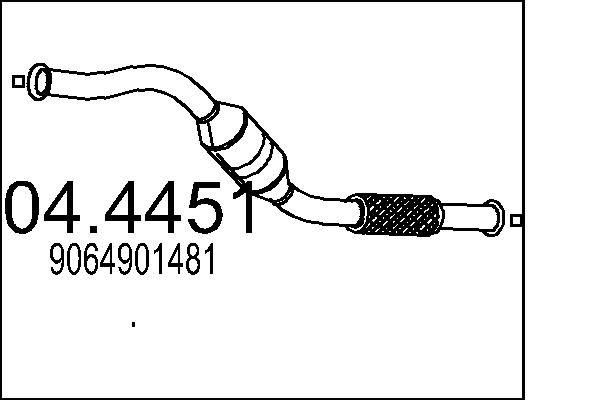 Katalizator MTS 04.4451