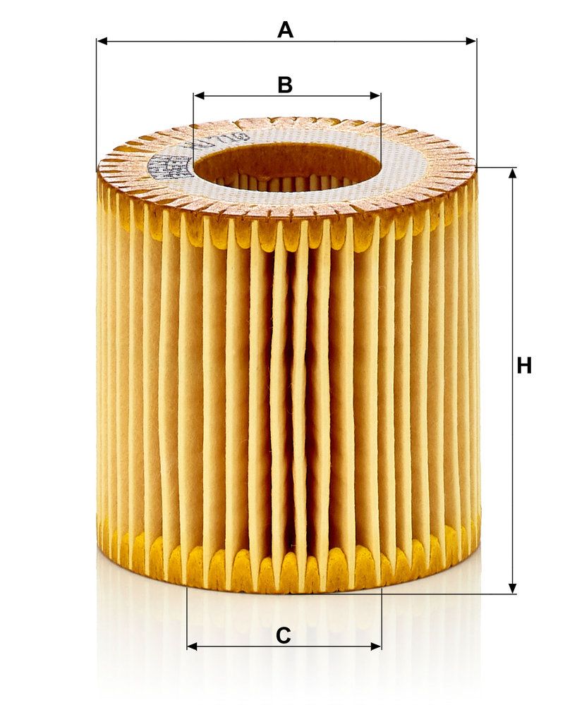 Levně Olejový filtr MANN-FILTER HU 710 x