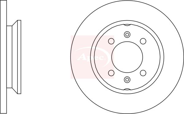 Apec - Front Brake Disc