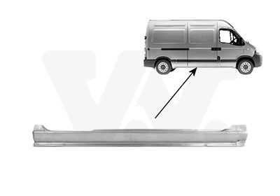 Ściana boczna VAN WEZEL 4391110