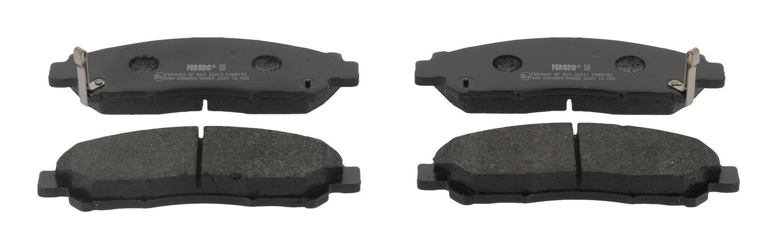 set placute frana,frana disc FERODO PREMIER ECO FRICTION FDB5182