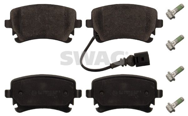 Sada brzdových destiček, kotoučová brzda SWAG 30 91 6860