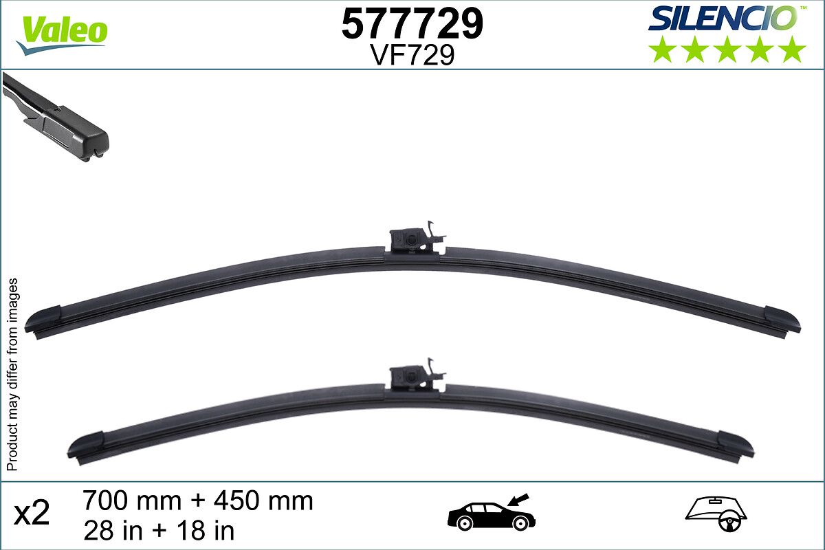 Pióro wycieraczki VALEO 577729