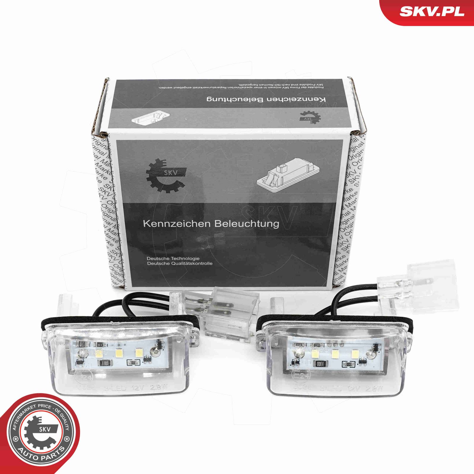 Фонарь освещения номерного знака