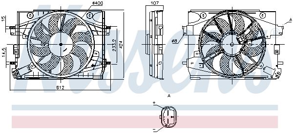 Ventilateur, refroidissement du moteur