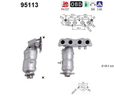 Katalizator AS 250510J010