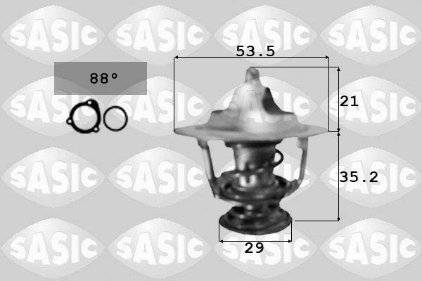 Termostat, środek chłodzący SASIC 3381031