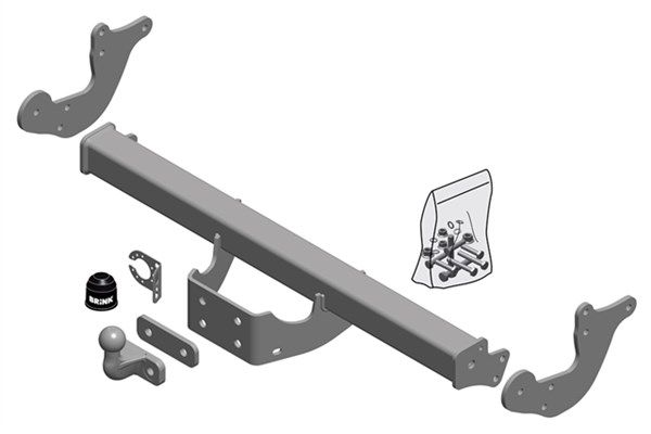 Zestaw zaczepu przyczepy BRINK 687300