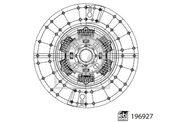 Disc ambreiaj FEBI BILSTEIN 196927