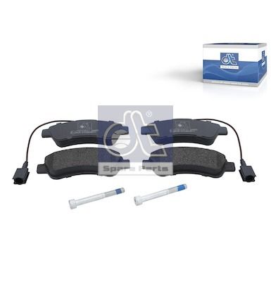Zestaw klocków hamulcowych, hamulce tarczowe DT SPARE PARTS 12.93110