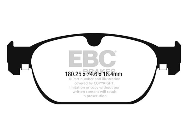 set placute frana,frana disc EBC Brakes DP42260R