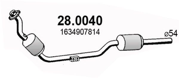 Katalizator ASSO 28.0040