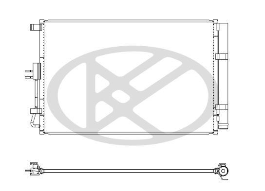 Condensator, climatizare KOYORAD CD820845
