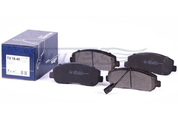 Levně Sada brzdových destiček, kotoučová brzda TOMEX Brakes 16-40