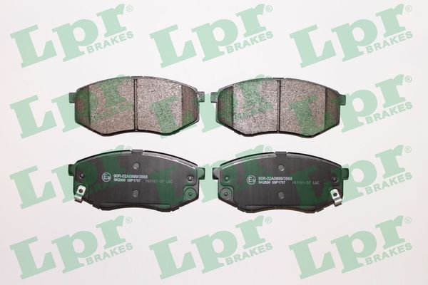 set placute frana,frana disc LPR 05P1757