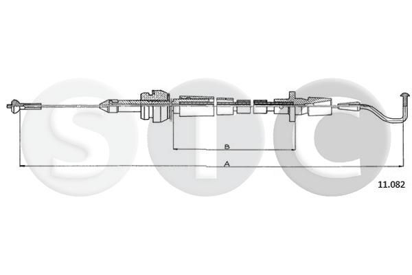 Linka gazu STC T483795