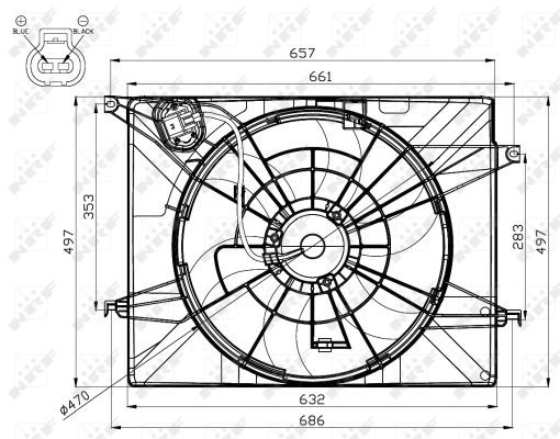 Ventilateur, refroidissement du moteur