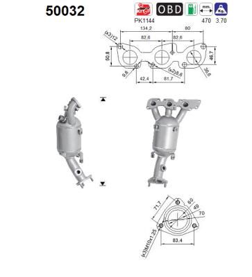 Katalizator AS 96307528