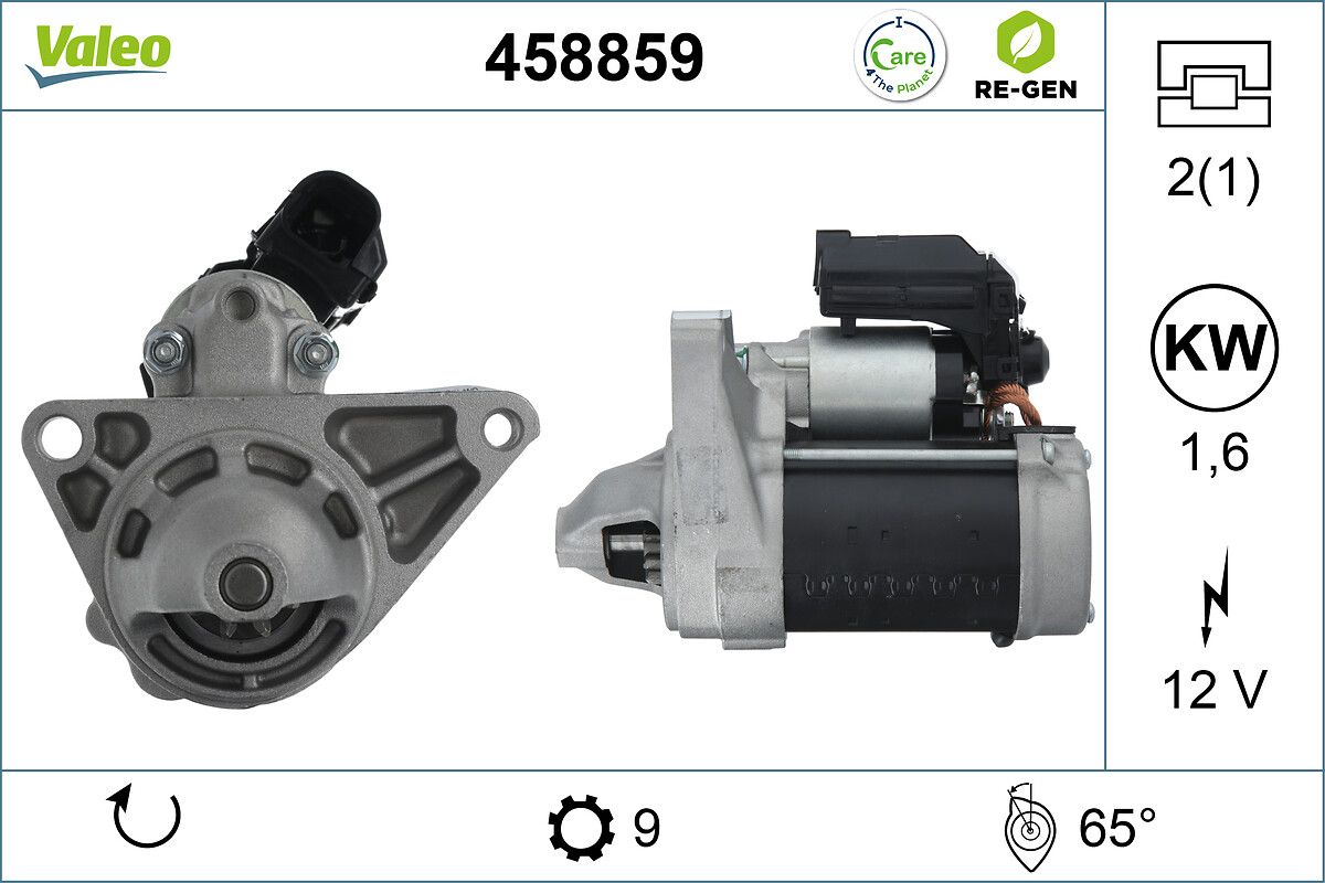 starter VALEO RE-GEN REMANUFACTURED 458859