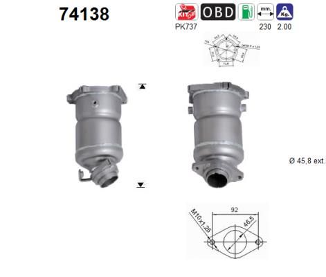 Katalizator AS B08A01F700