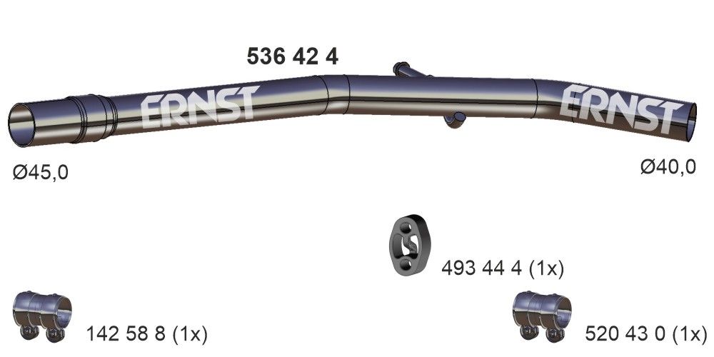 Racord evacuare ERNST 536424