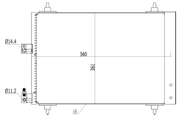 Condensator, climatizare MTR 13054406