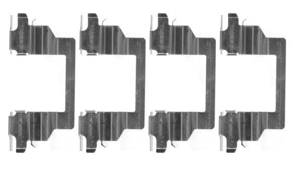 Zestaw akcesoriów, klocki hamulcowe HELLA 8DZ 355 204-721