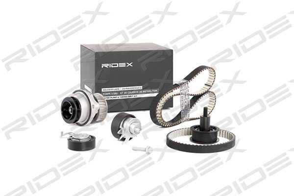 Pompa wodna + zestaw paska rozrządu RIDEX 3096W0035
