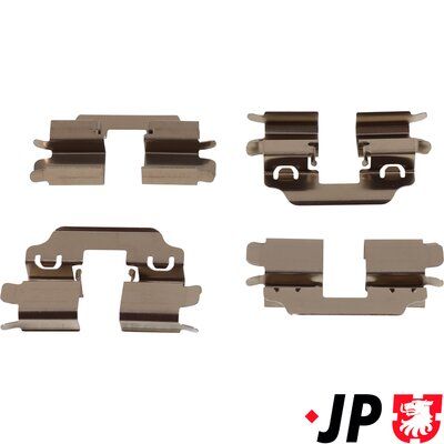Set accesorii, placute frana JP Group 4364003910