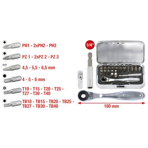 Set surubelnite KS TOOLS 918.4600