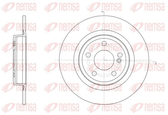 Tarcza hamulcowa REMSA 61578.00